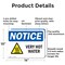 Signmission Hot Surface Sign, 10 in H x 14 in W, Aluminum, Very Hot Water OS-2PACK-NS-A-1014-L-18872 - alternate 8